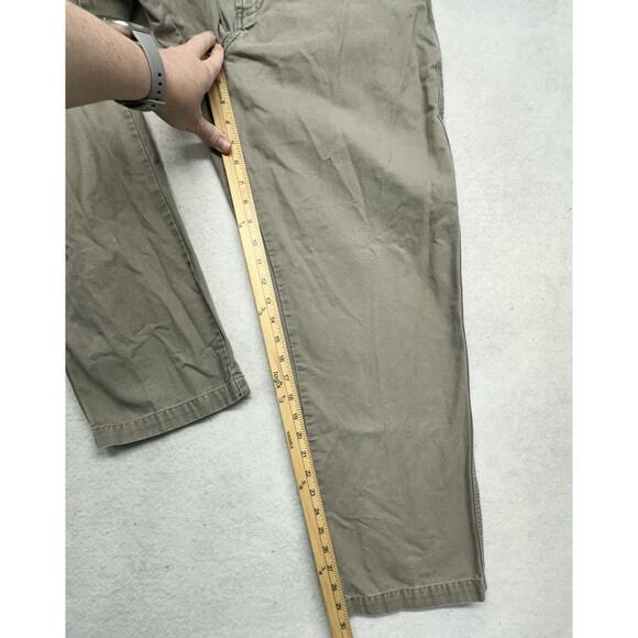 Columbia Mens Pants Size 32 Outdoor Utility Khaki Workwear Hiking 100% Cotton - Picture 5 of 9